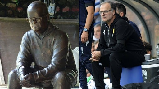 Una escultura de Marcelo Bielsa será rifada por un hincha de Leeds United