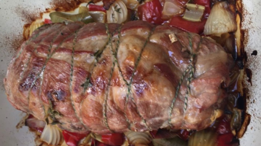 Bondiola asada por Santi Giorgini