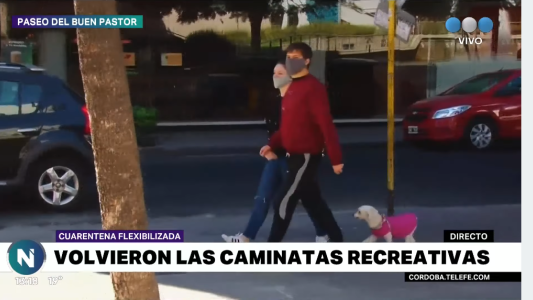 Caminatas en el Buen Pastor: los cordobeses disfrutan del pase a la "Fase 4"