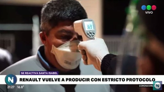 Con estrictos protocolos, Renault vuelve a producir