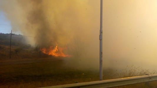 Cómo siguen los incendios forestales de Malagueño