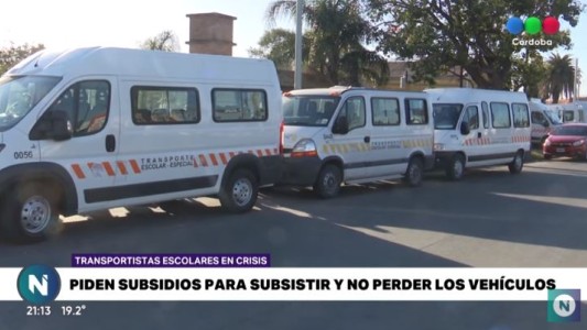 Transportistas escolares en crisis en plena cuarentena
