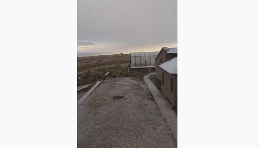 VIDEO: postales del frío en Córdoba, cayó "garrotillo" en las Altas Cumbres