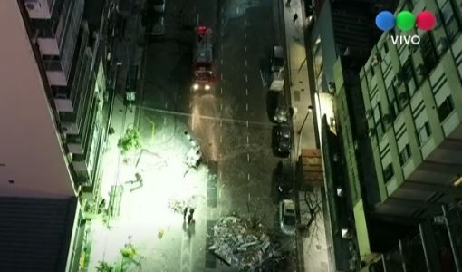 Explosión en Villa Crespo:  Defensa Civil evaluará si hay riesgo de derrumbe