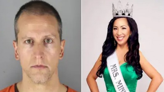 La esposa del policía acusado de matar a George Floyd le pidió el divorcio