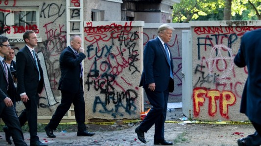 "Nunca hubo un problema": Trump dijo que fue al búnker de la Casa Blanca solo para inspeccionarlo