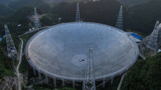 China construyó un telescopio gigante para hacer contacto con extraterrestres