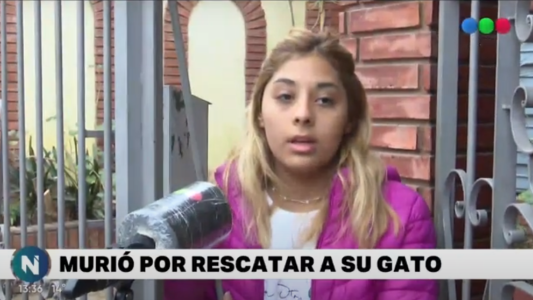 Dramático relato de la hija de la mujer que murió al caer de un techo cuando intentaba rescatar a su gata