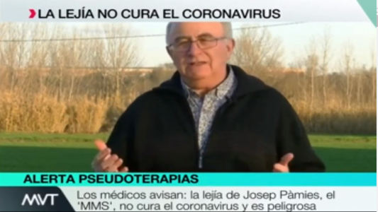 Alarma por el gurú que anima a matar el Covid-19 con "lejía"