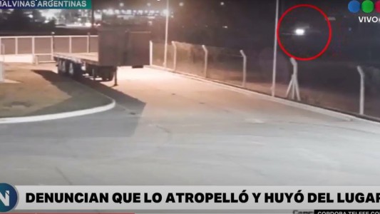 VIDEO: El momento en que lo atropellan y lo abandonan en la ruta