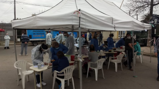 Cordón sanitario en un barrio de la ciudad de San Francisco por un caso de coronavirus