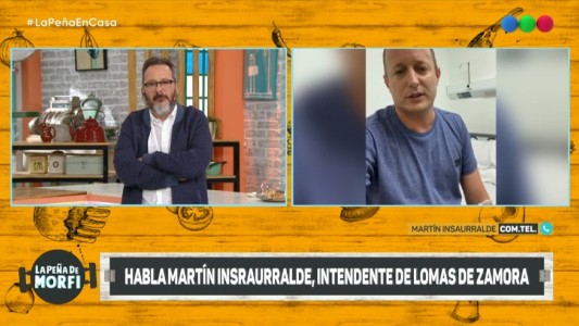 La palabra de Martín Insaurralde en La peña de Morfi