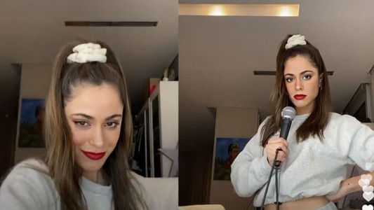 El recital virtual de Tini en su casa