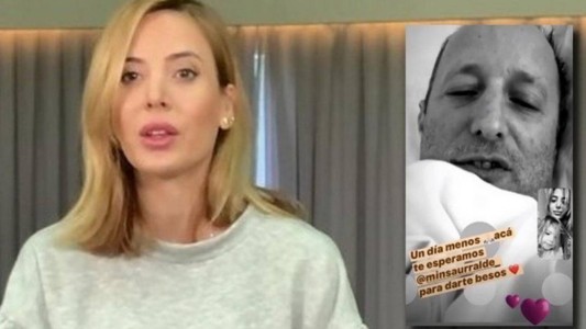Jésica Cirio mostró fotos de la internación de Martín Insaurralde
