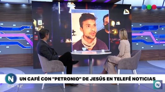 Un cafe con Víctor Sparapane, "Petronio", el galán de "Jesús"