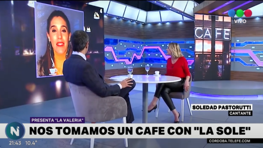 Un café con "La Sole": Soledad Pastorutti a solas con Telefe Noticias