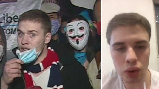 "El virus existe": con 19 años, un militante anticuarentena se contagió el covid-19