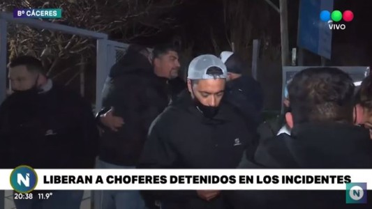 Liberaron a los choferes de la UTA detenidos