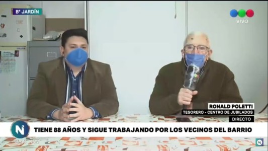 Tiene 88 años y es una inspiración para el barrio