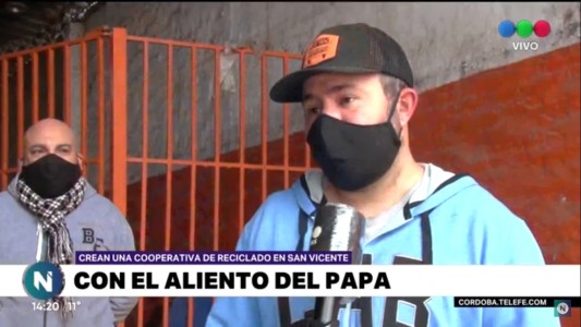 Una cooperativa de San Vicente recibió una carta de felicitación del Papa Francisco