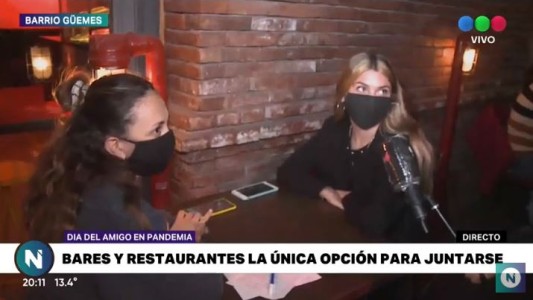 Día del amigo en pandemia: reencuentros en bares de Güemes con protocolos