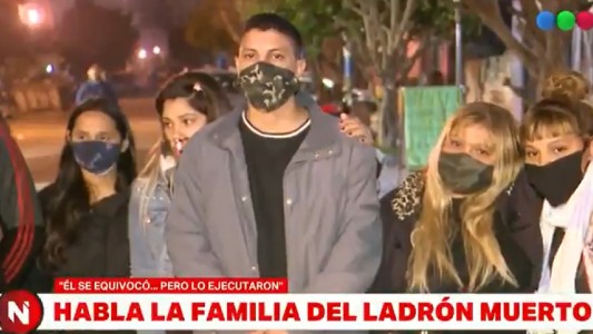 Habló la familia del ladrón asesinado en Quilmes: "a la hora de gatillarle no le tembló el pulso"