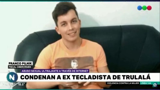 Condenaron por abuso sexual virtual a un ex tecladista de Trula-lá