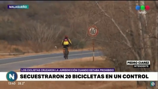 Las bicicletas de la polémica: multas y secuestros en Malagueño