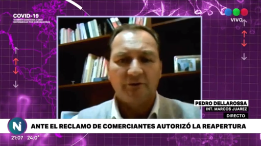 Marcos Juárez en rebeldía: imputan al intendente Pedro Dellarrosa por permitir apertura de comercios