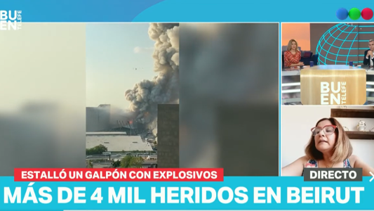 Noemí, argentina en Beirut: "Salimos despedidos del sillón"