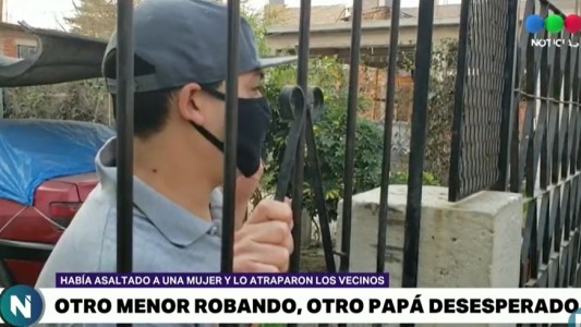 Habló el padre del chico que robó y pidió disculpas: "nunca antes había hecho algo así"
