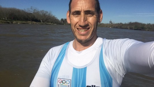 El remero Ariel Suárez volvió a entrenarse sin autorización y lo multaron