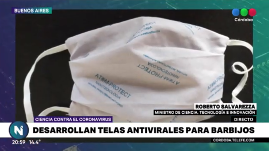 Cómo son los barbijos que en 5 minutos matan al coronavirus
