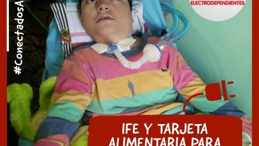 Electrodependientes piden acceder al IFE y la Tarjeta Alimentar