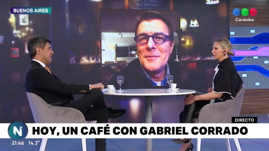 En Telefe Noticias nos tomamos cun café con Gabriel Corrado