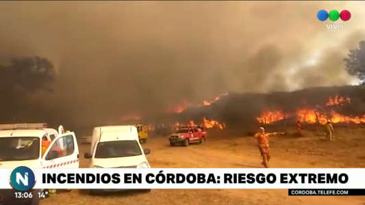 Sigue activo el incendio forestal en Copacabana, al norte de la provincia