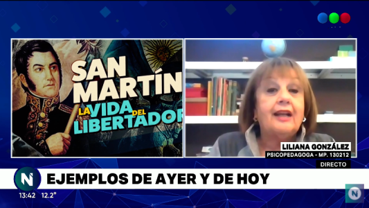 Liliana González: los valores que nos dejó San Martin