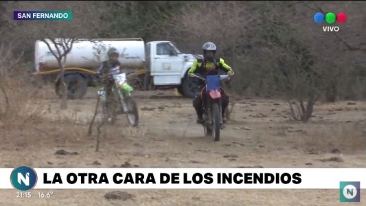 La otra cara de los incendios en San Fernando, cordobeses solidarios