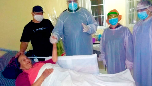 Entrerriana de 82 años venció al Covid-19 tras estar 18 días internada