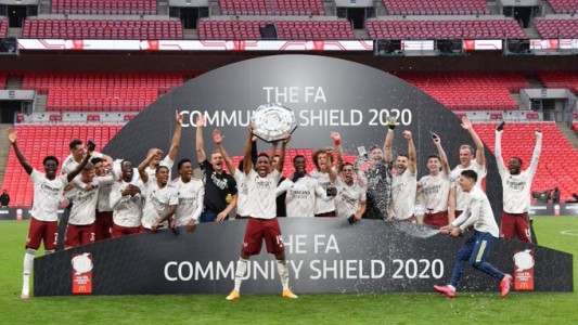Arsenal venció a Liverpool por penales y se quedó con la Community Shield
