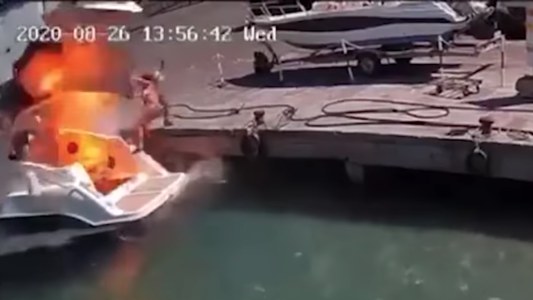 Una mujer "voló por los aires" tras la explosión de una lancha en Italia