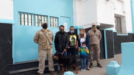 Jubilan a Antonella, una perra rottweiler penitenciaria y la dan en adopción