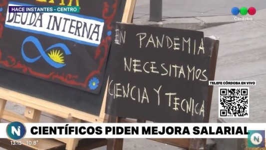 Jueves de protestas: Becarios de Conicet piden aumento salarial