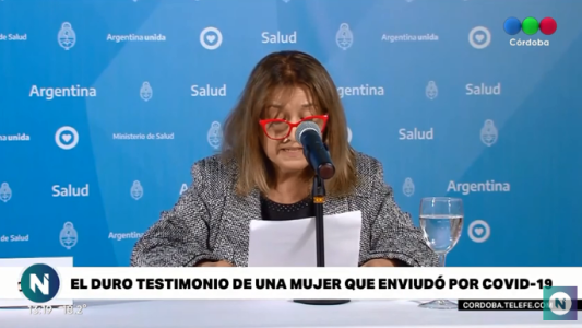 Coronavirus en Argentina: el duro testimonio de una viuda