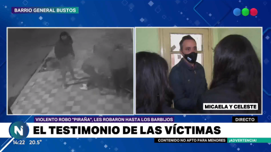 Hablaron las víctimas del violento robo piraña de barrio General Bustos