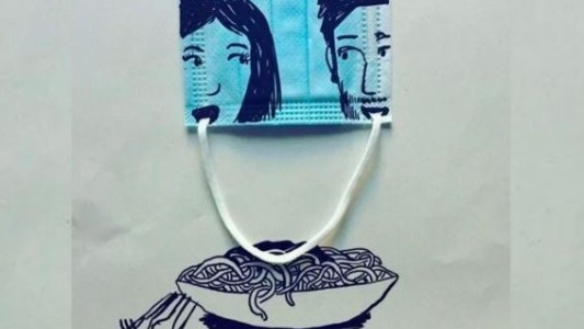 Un artista alemán le da una vuelta creativa a los barbijos