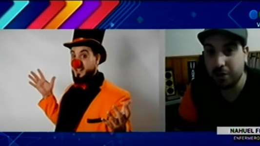 La historia de Nahuel: de mago a trabajar de enfermero en plena pandemia