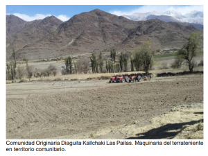 Diaguitas denuncian que empresarios dañaron sus tierras y destruyeron sitios arqueológicos en Salta