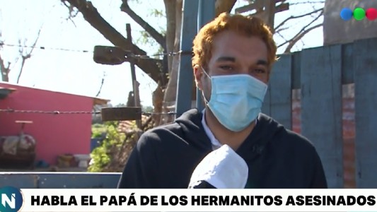 El papá de los nenes asesinados: "Me dicen que es mi señora la que los mató"