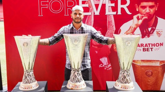 Ever Banega tuvo una cálida despedida en el Sevilla